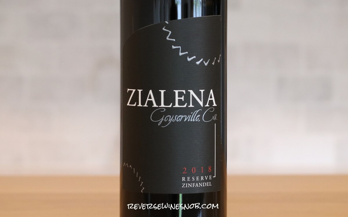 2018 Zialena Reserve Zinfandel