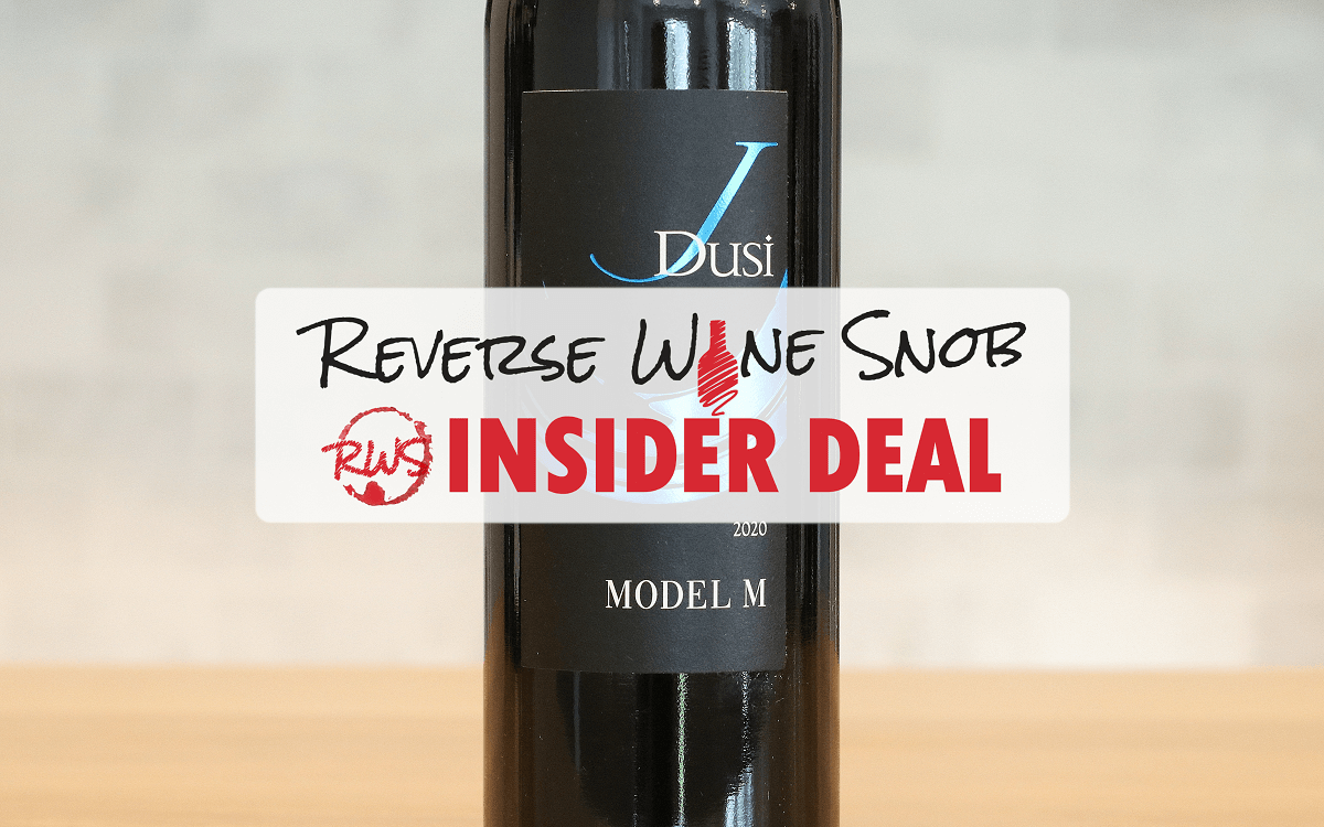 INSIDER DEAL! J Dusi Model M Red Blend - Dependably Delicious