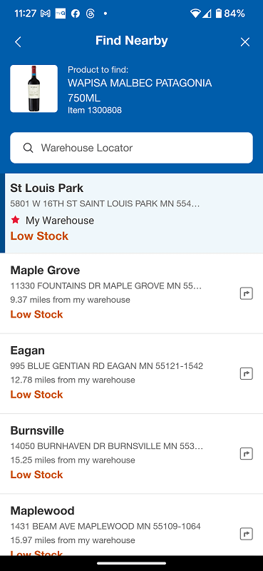 Costco Store Inventory Find Nearby
