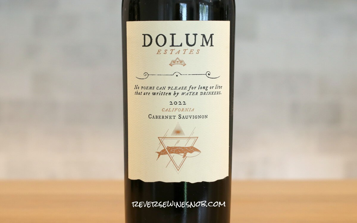 2022 Dolum Estates California Cabernet Sauvignon