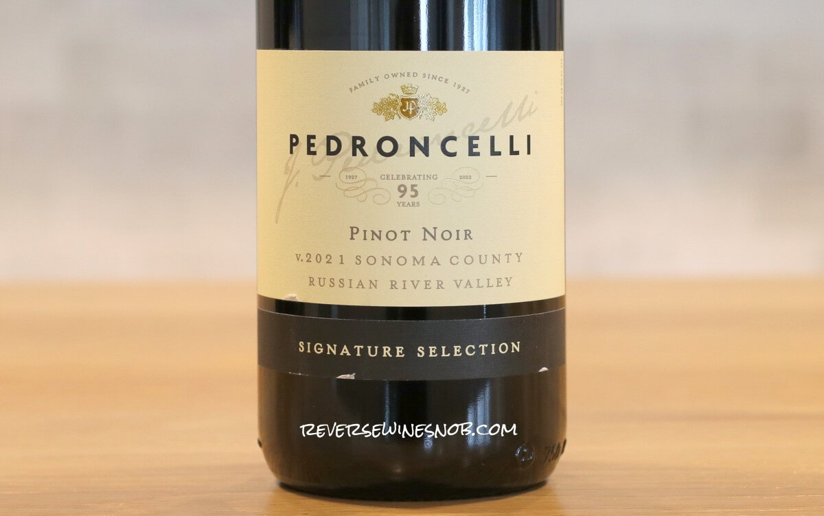 2021 Pedroncelli Russian River Valley Pinot Noir