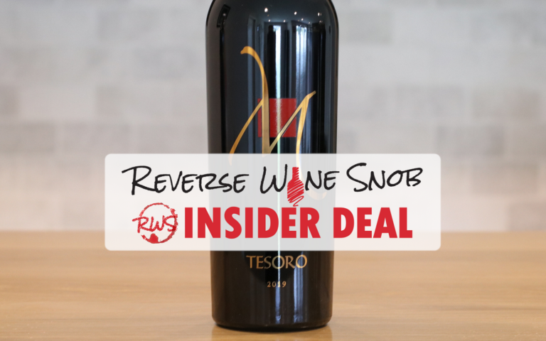INSIDER DEAL! 95-98 Point Muscardini Tesoro Red OVER HALF OFF