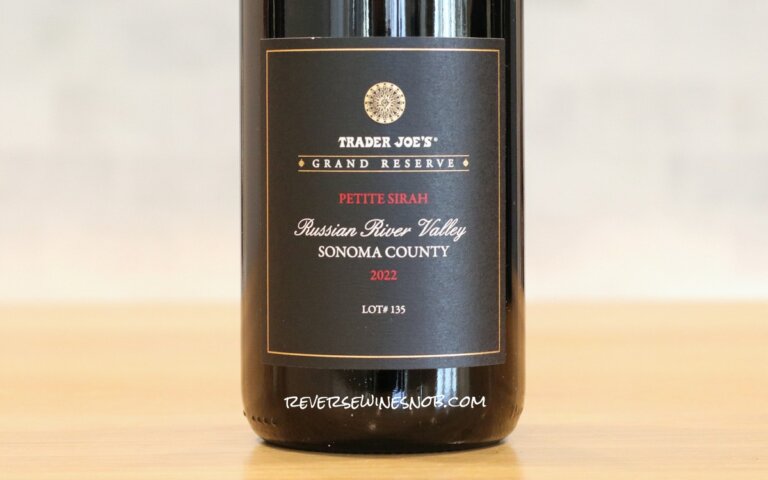 Trader Joe&#039;s Grand Reserve Russian River Valley Petite Sirah Lot 135