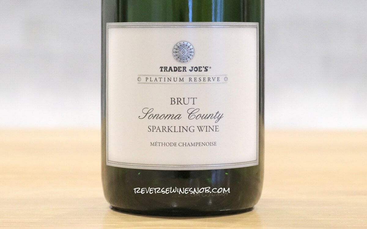 Trader Joe's Platinum Reserve Brut Sonoma County Sparkling Wine