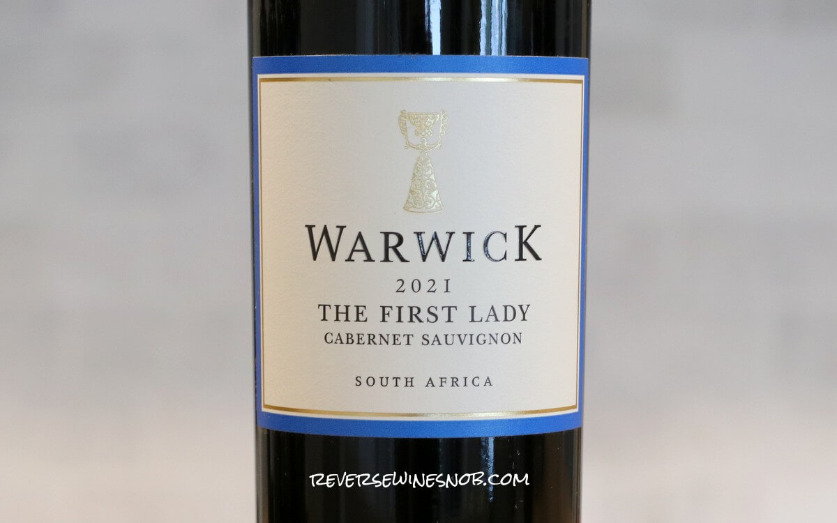 2021 Warwick The First Lady Cabernet Sauvignon