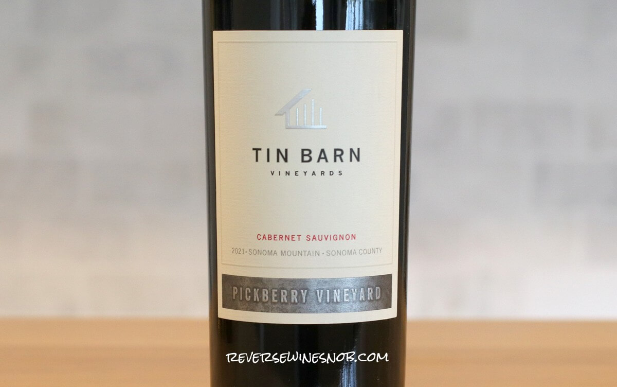 2021 Tin Barn Vineyards Pickberry Vineyard Cabernet Sauvignon