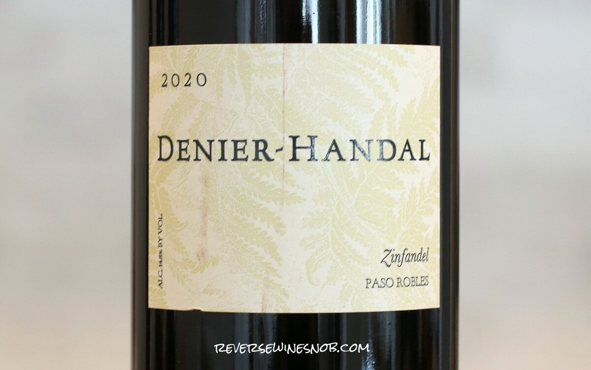 2020 Denier-Handal Paso Robles Zinfandel
