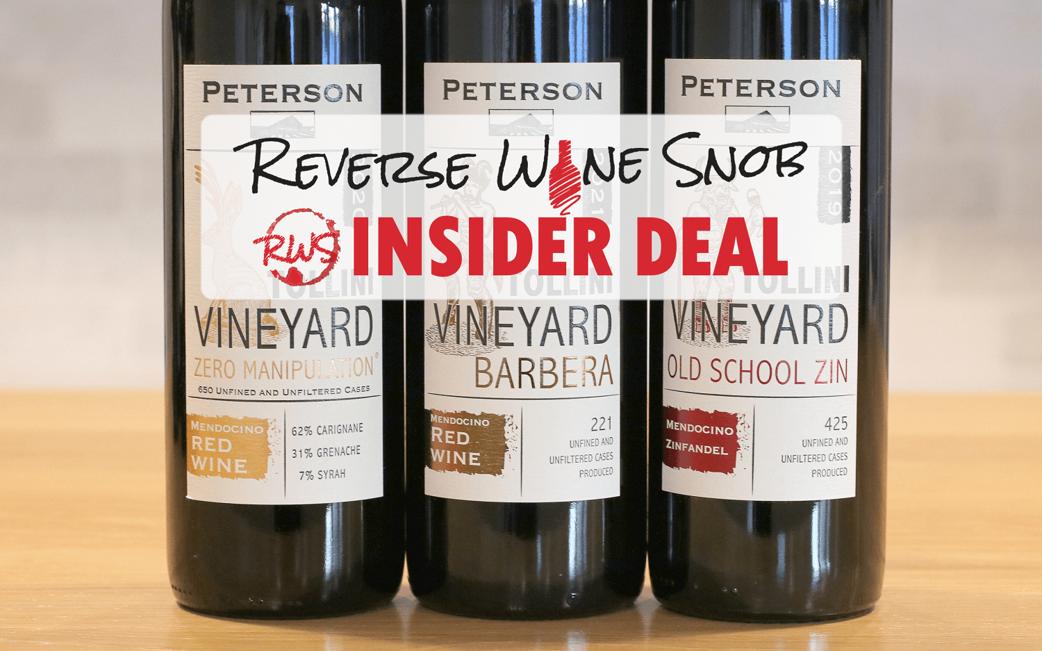 INSIDER DEAL! 92-94 Point Peterson Winery Tollini Vineyard Reds