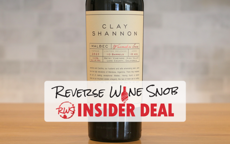 INSIDER DEAL! SAVE OVER $33 A BOTTLE on Clay Shannon Winemakers Series Malbec