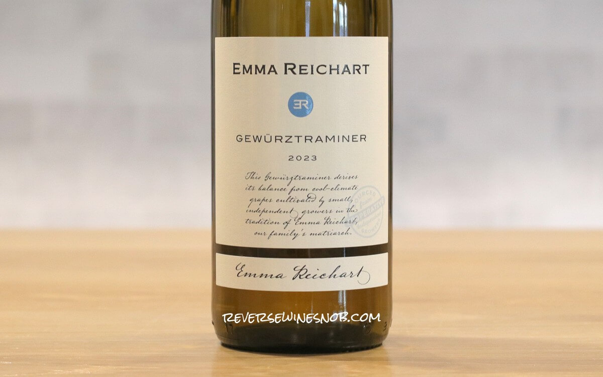 Trader Joe's Emma Reichart Gewurztraminer Review