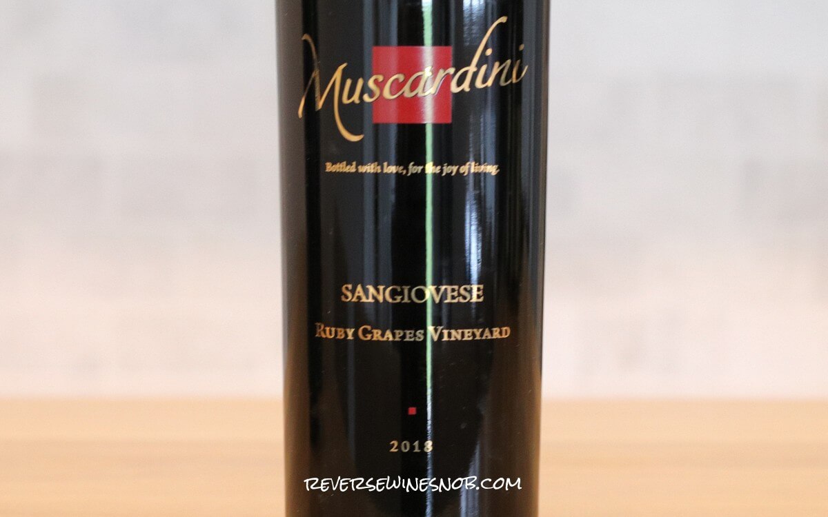 2018 Muscardini Ruby Grapes Vineyard Sangiovese