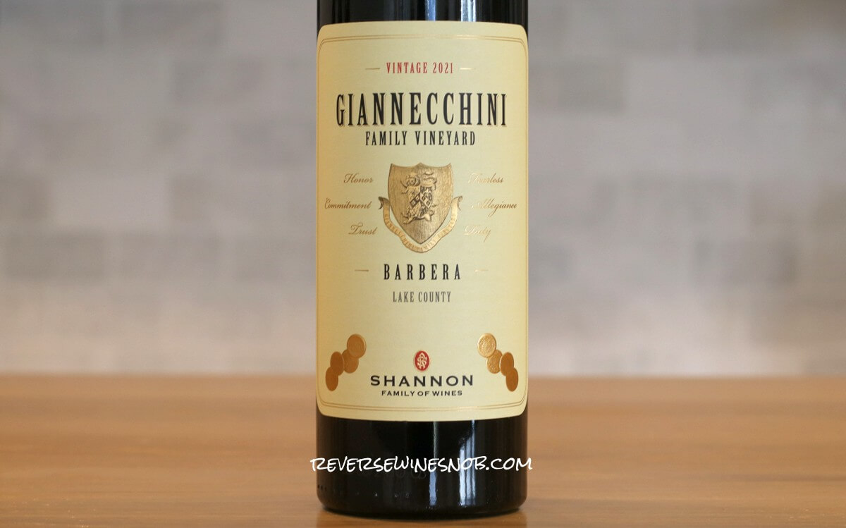 2021 Giannecchini Family Vineyard Lake County Barbera