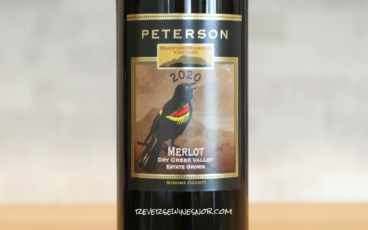 2020 Peterson Bradford Mountain Vineyard Merlot