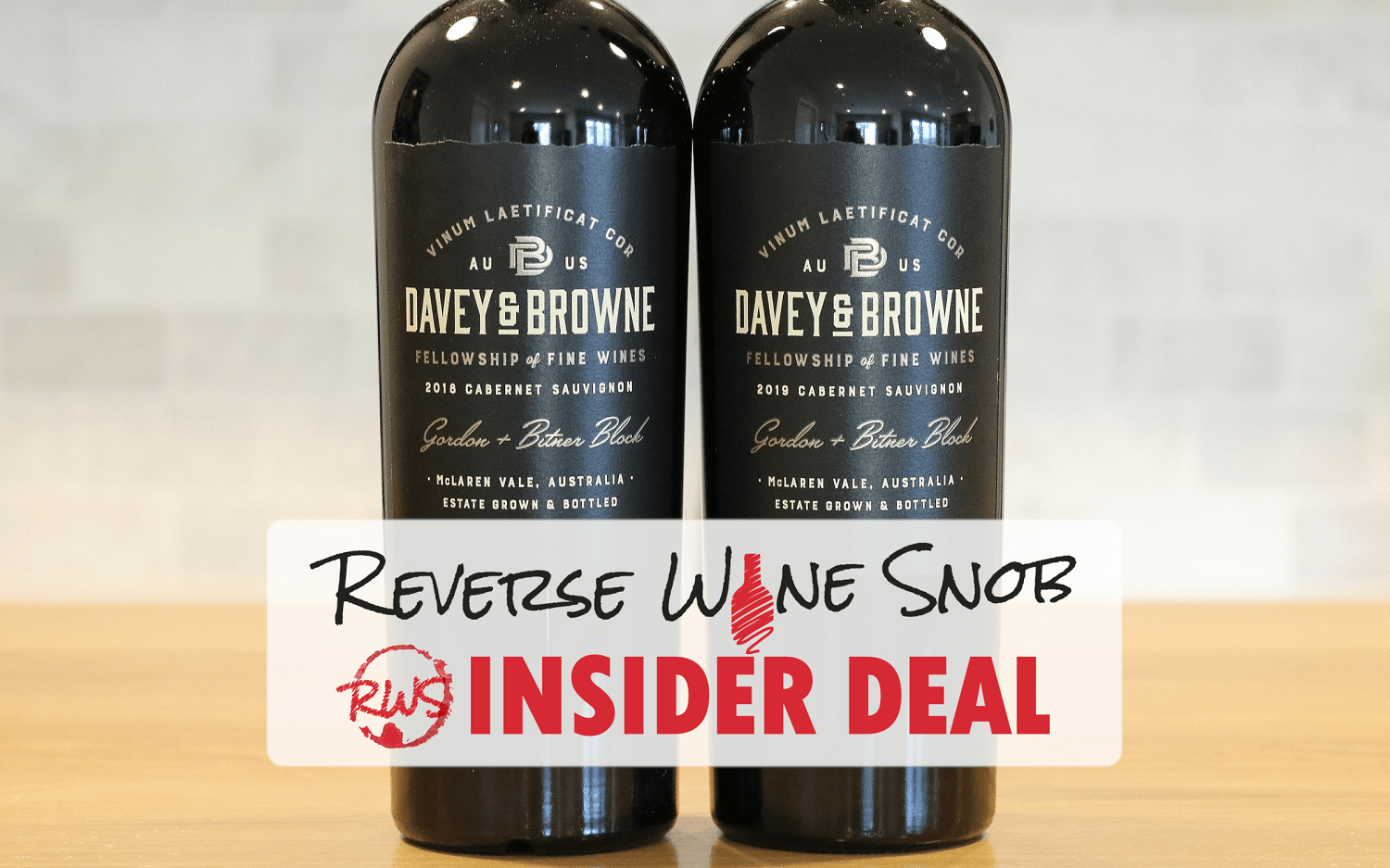 INSIDER DEAL! 59% OFF Davey & Browne Gordon + Bitner Block Cabernet