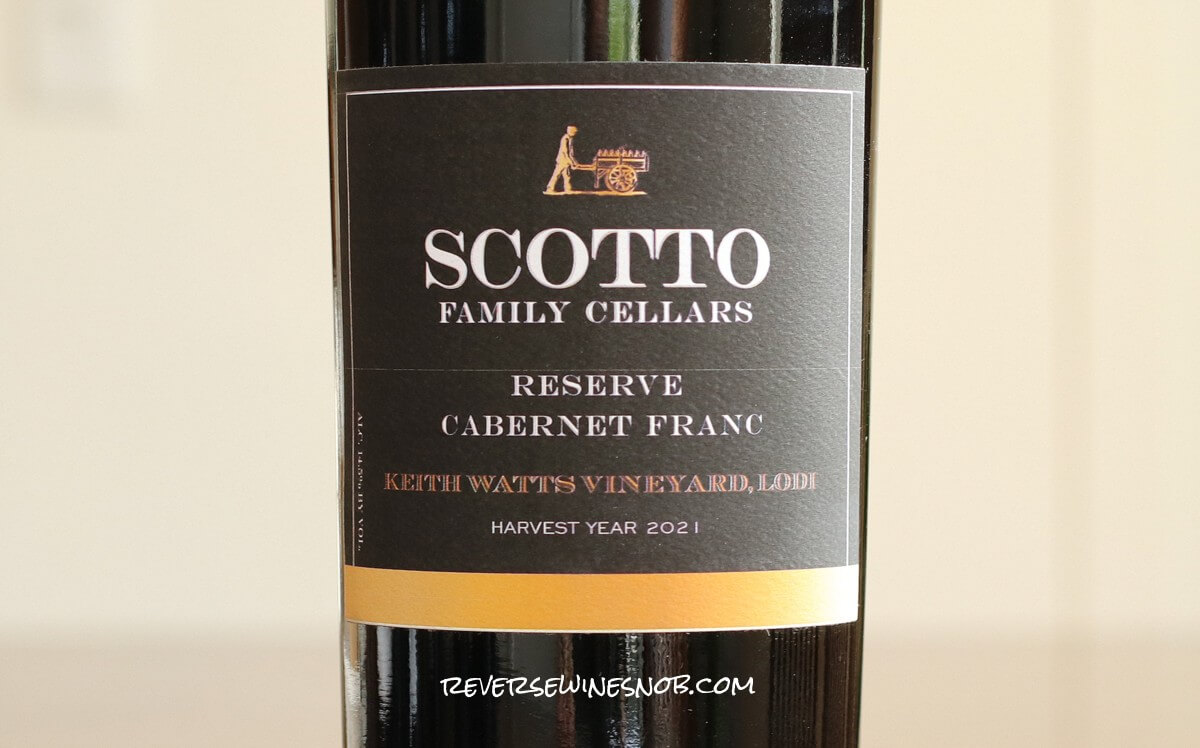 2021 Scotto Family Cellars Reserve Cabernet Franc