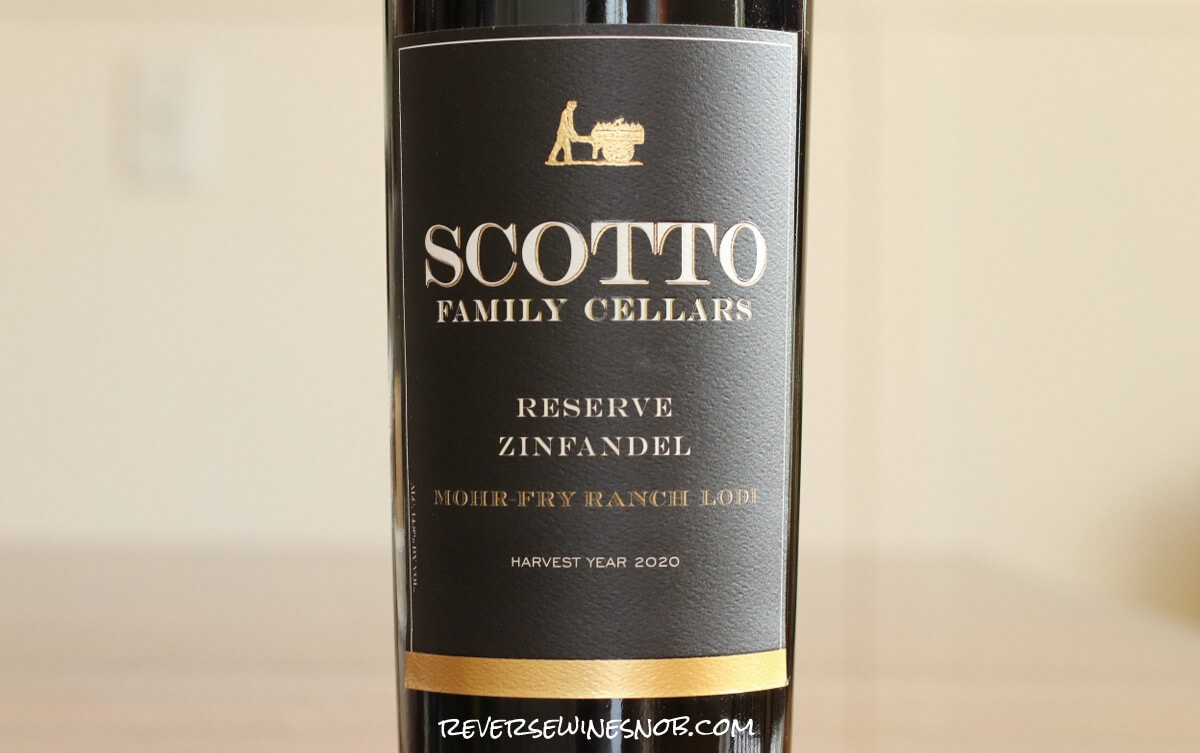 2020 Scotto Cellars Reserve Zinfandel