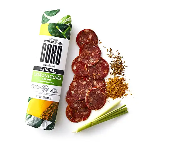Coro Salami - Lemongrass Salami with lemongrass and cumin.