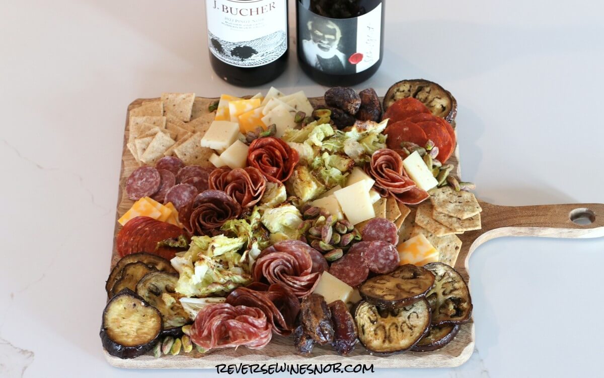 Coro Salami with wine