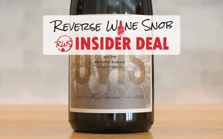 INSIDER DEAL! 62% OFF 94-Point Ovis Betsy&#039;s Vineyard Petite Sirah