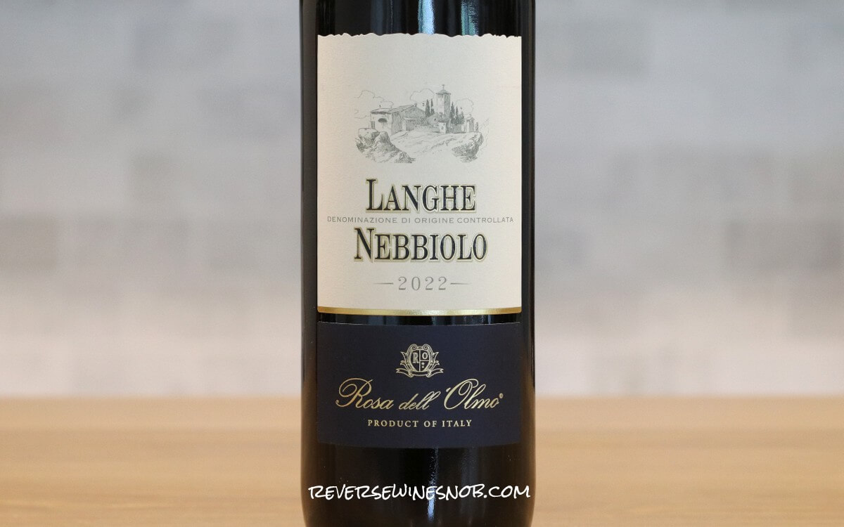 Trader Joe's Rosa Dell'Olmo Langhe Nebbiolo Review