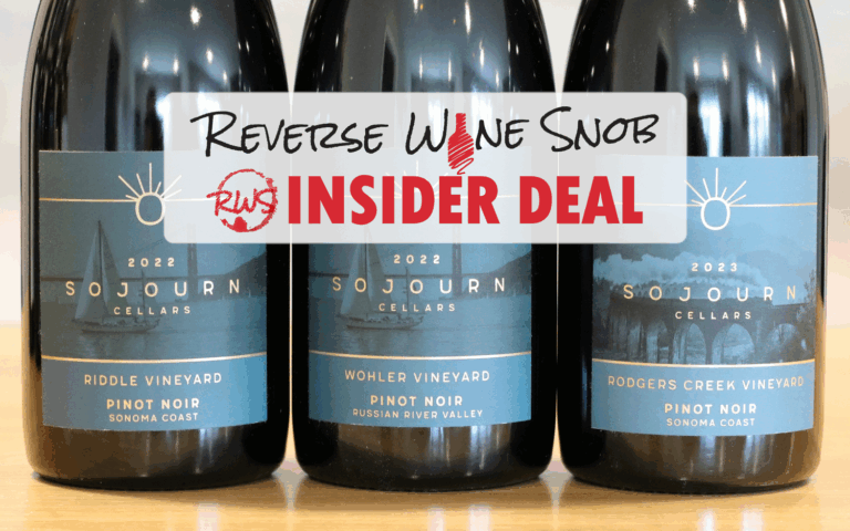 INSIDER DEAL! 45% OFF 95-96 Point Sojourn Cellars Single Vineyard Pinot Noirs!