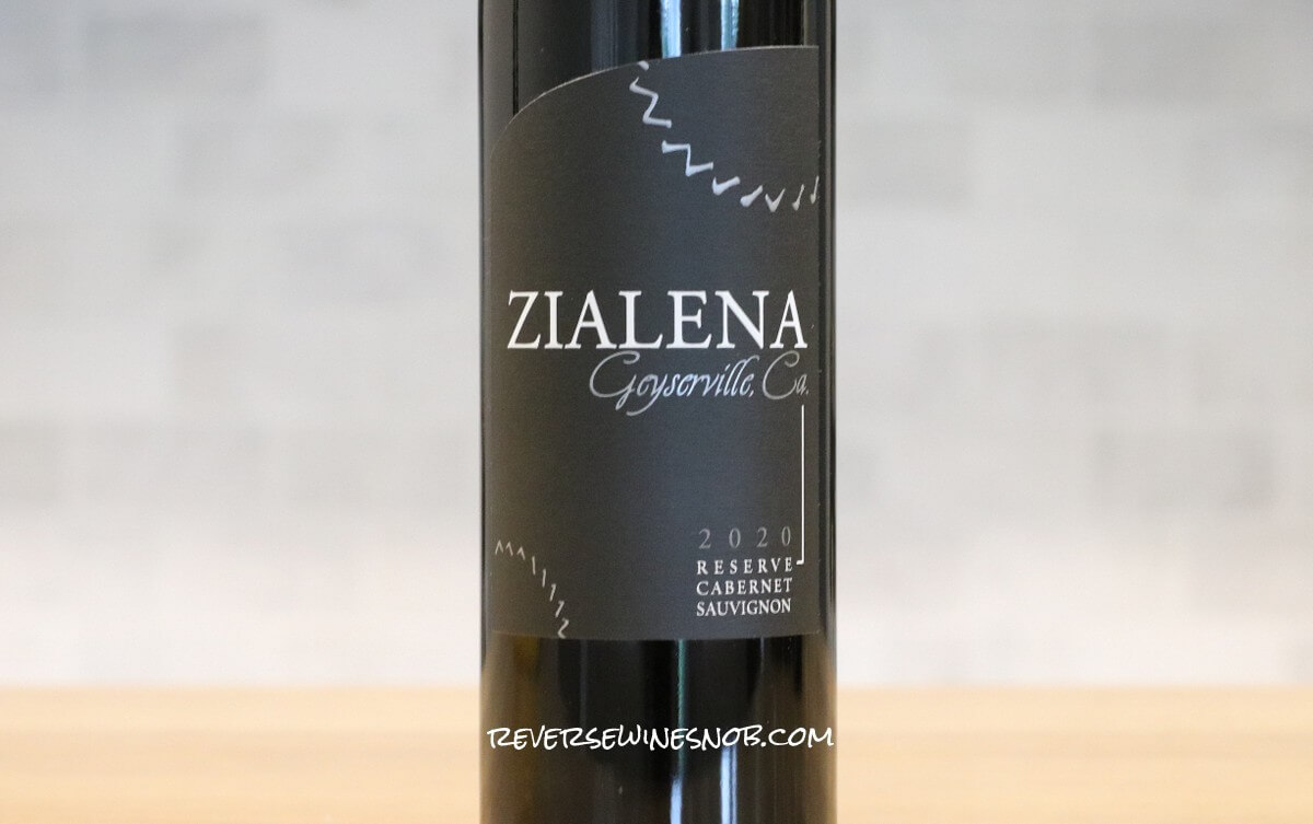 2020 Zialena Reserve Cabernet Sauvignon