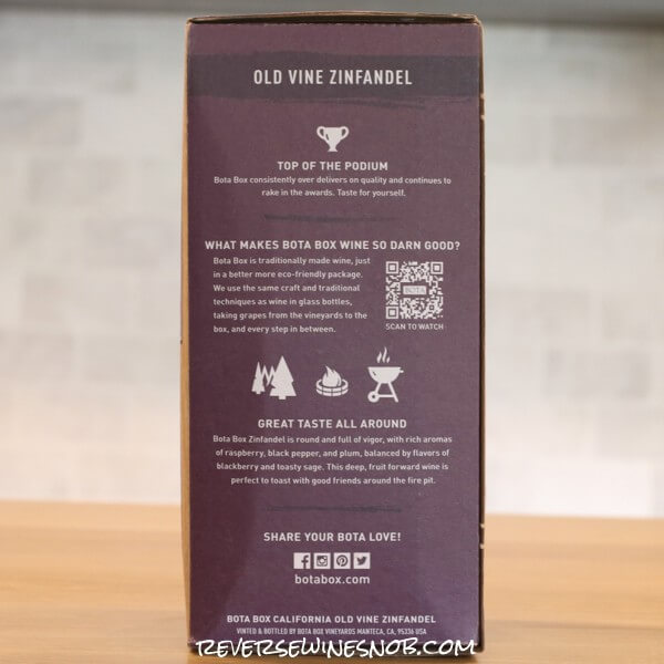 Bota Box Old Vine Zinfandel