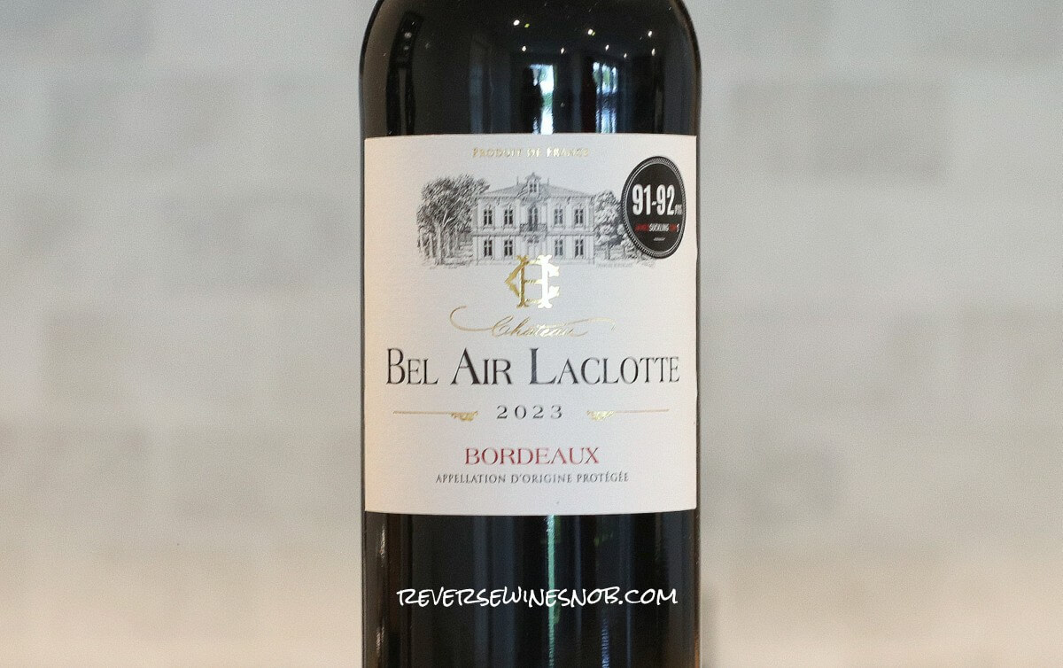 2023 Chateau Bel Air LaClotte Bordeaux