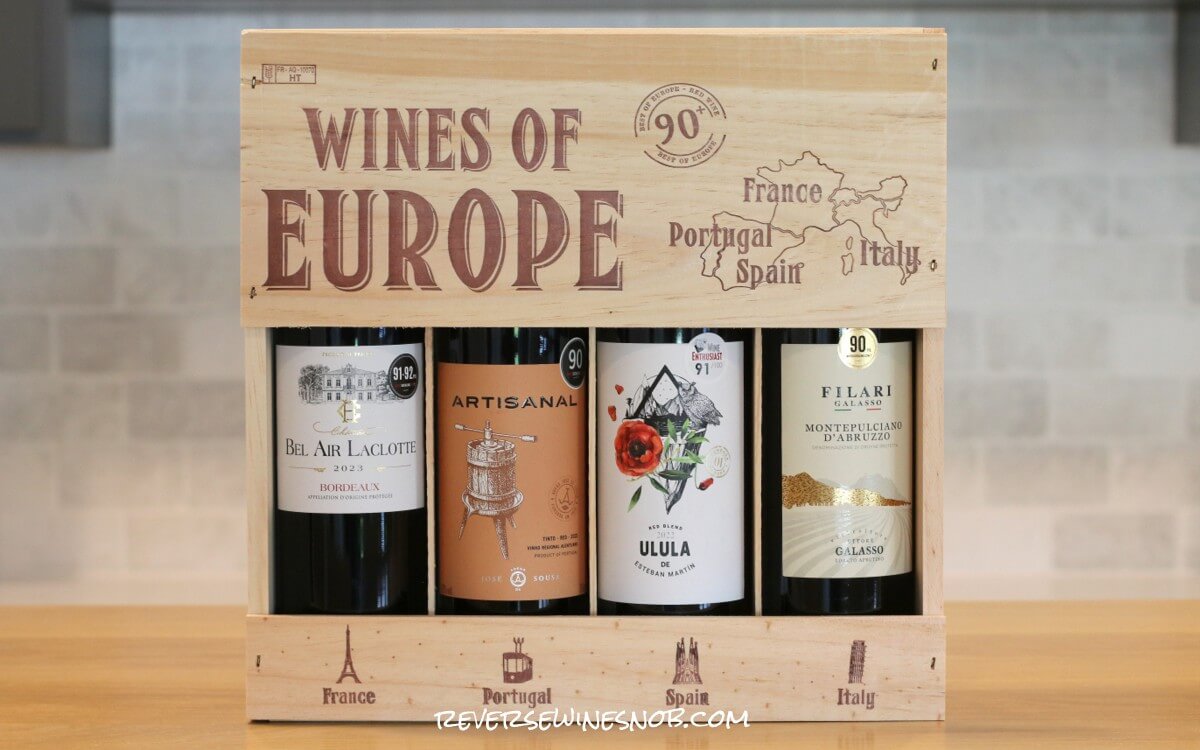 Costco Euro Box Review - European Red Wine Exploration Collection