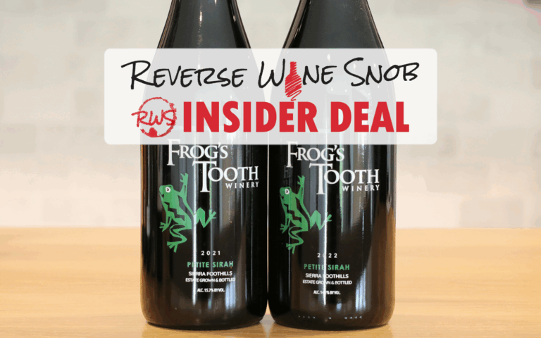 INSIDER DEAL! Pure Petite Sirah Goodness From Frog&#039;s Tooth Winery