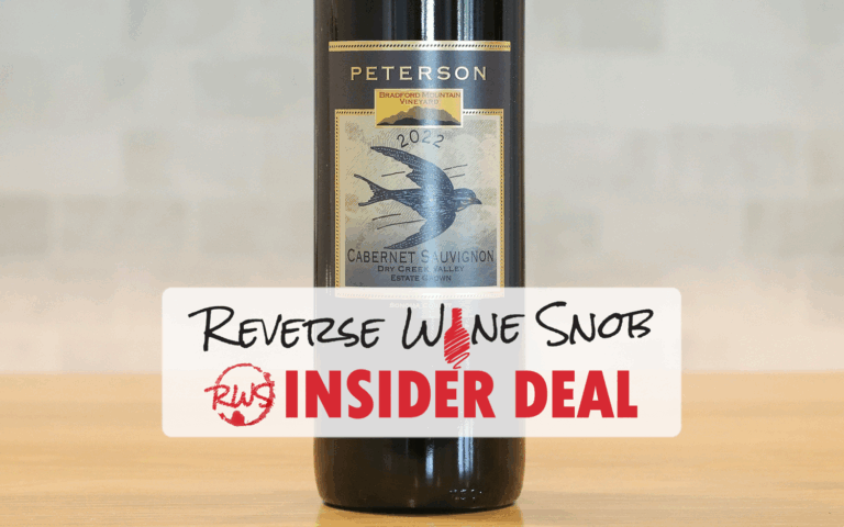 INSIDER DEAL! 94+ Point Peterson Bradford Mountain Vineyard Cabernet Sauvignon