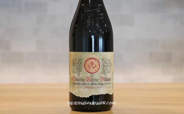Richebois Cotes du Rhone Villages From Trader Joe's