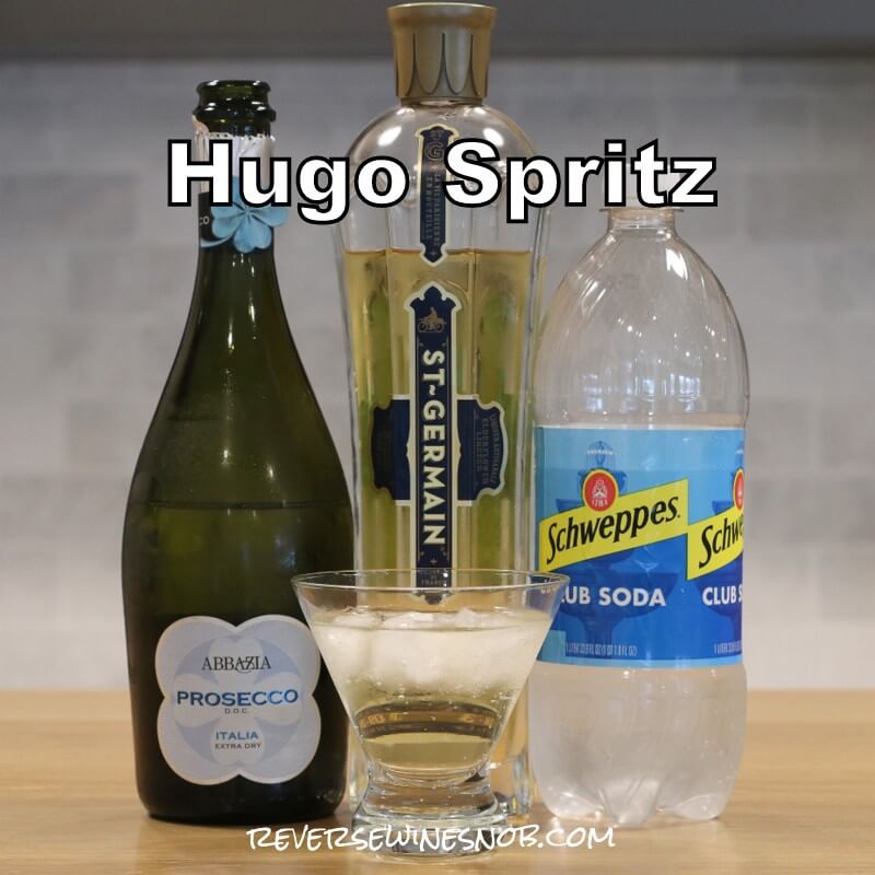 Hugo Spritz Sparkling Wine Cocktail