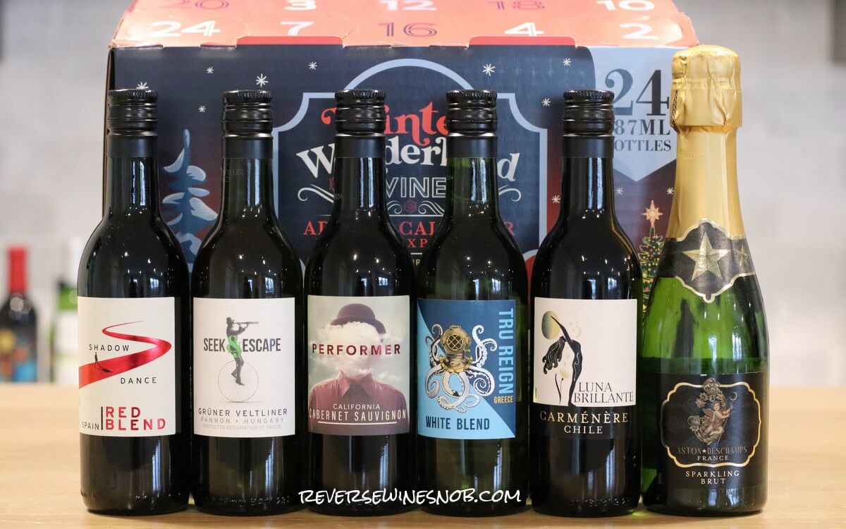 Aldi Winter Wonderland Wine Advent Calendar Days 19-24