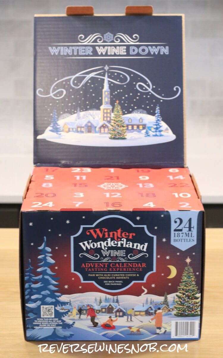Aldi Winter Wonderland Wine Advent Calendar 2025 Box