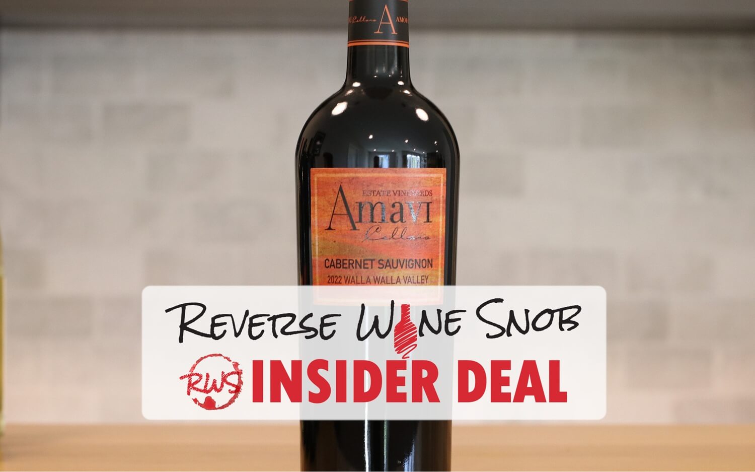 INSIDER DEAL! Amavi Cellars Cabernet Sauvignon – A Walla Walla Wonder