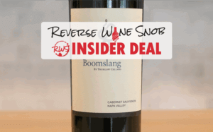 INSIDER DEAL! SAVE 73% On 94-Point Boomslang Napa Cabernet!