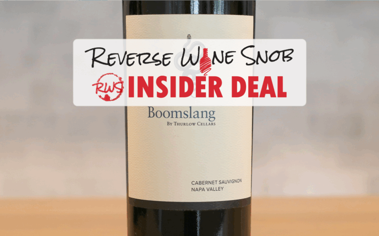 INSIDER DEAL! SAVE 73% On 94-Point Boomslang Napa Cabernet!