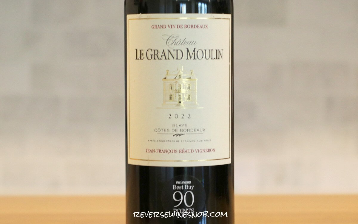 2022 Chateau Le Grand Moulin Blaye Côtes de Bordeaux