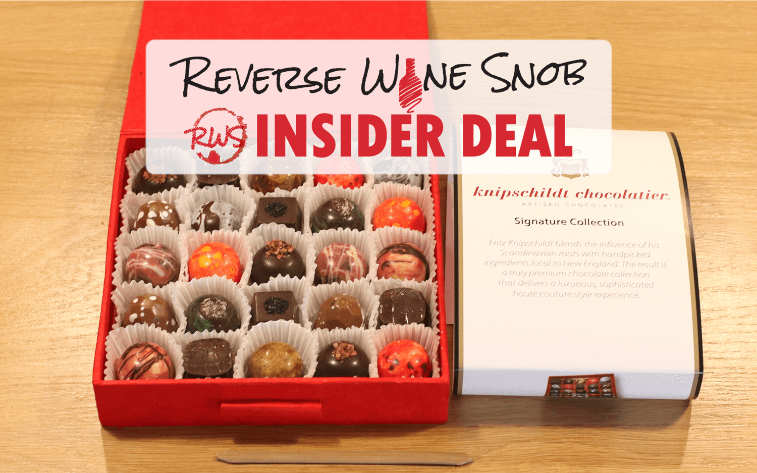 INSIDER DEAL! 35% OFF Fritz Knipschildt Signature Collection Chocolates