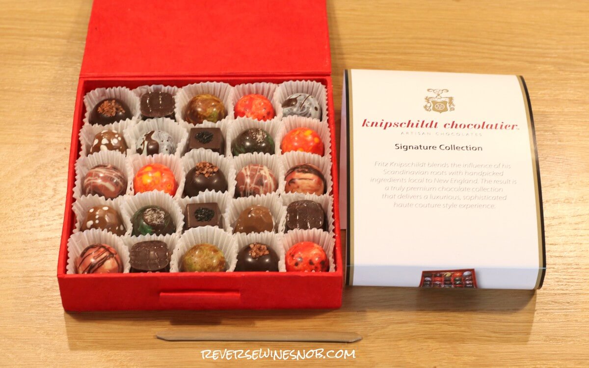 Fritz Knipschildt Signature Collection Chocolates Open Box