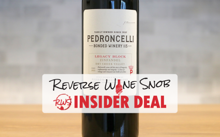 Bonus INSIDER DEAL! 94-Point Pedroncelli Legacy Block Zinfandel
