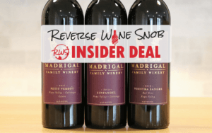 INSIDER DEAL! Madrigal 93-94 Point Calistoga Reds!
