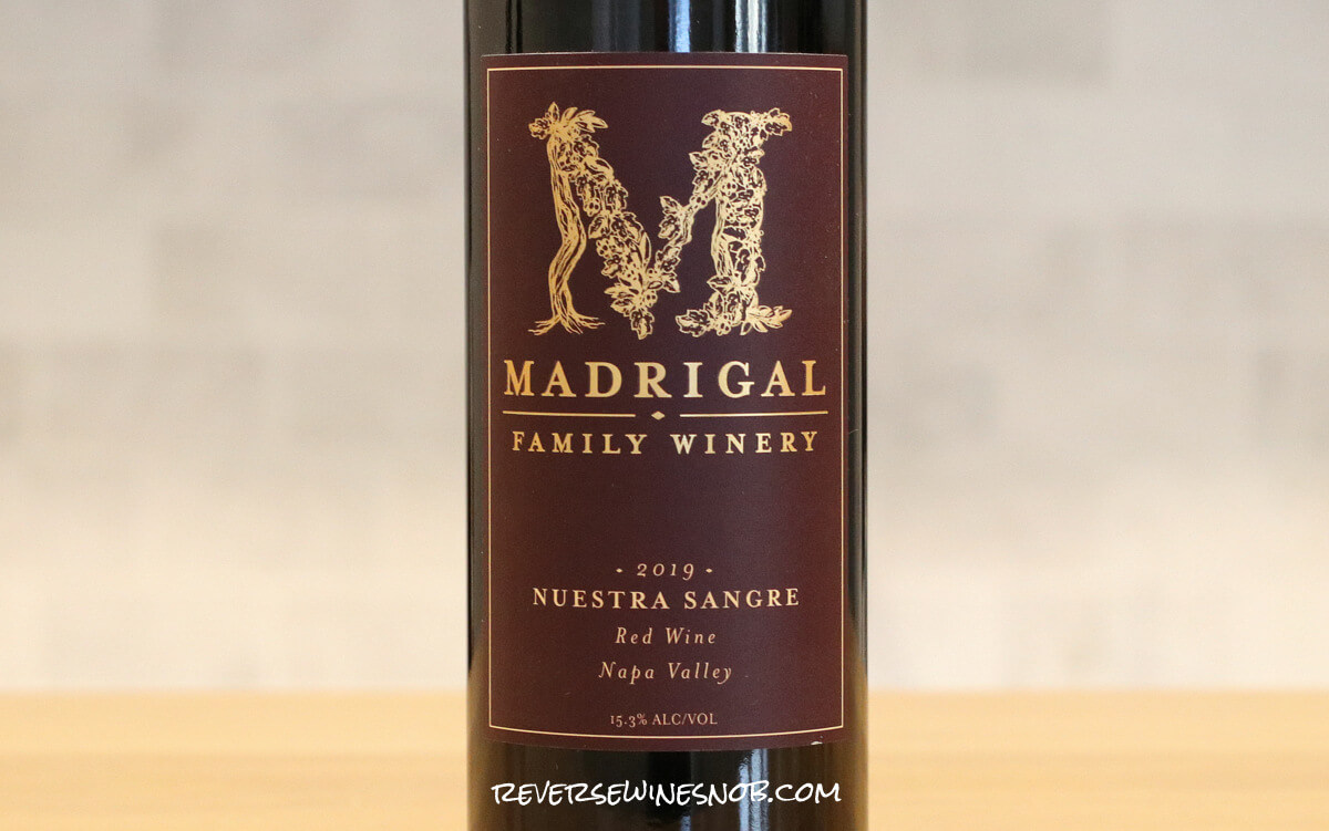 2019 Madrigal Family Winery Nuestra Sangre Bordeaux