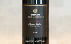 Trader Joe's Grand Reserve Sonoma Valley Cabernet Franc Review