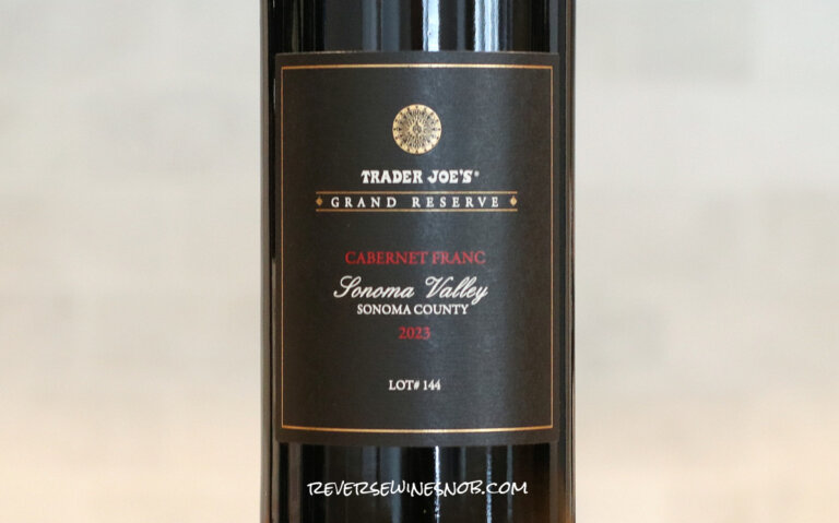 Trader Joe's Grand Reserve Sonoma Valley Cabernet Franc Review