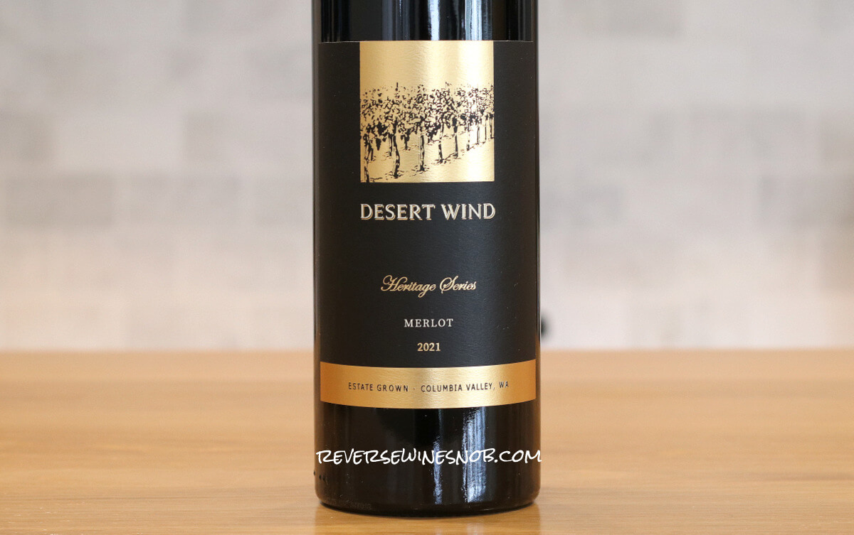 2021 Desert Wind Heritage Series Merlot