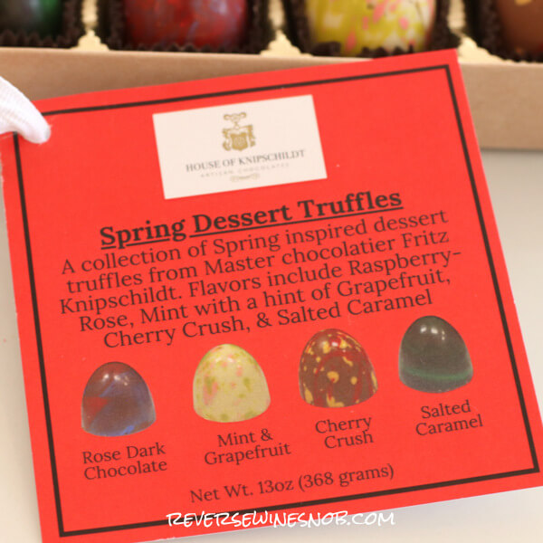 Knipschildt Spring Dessert Truffle Collection Label
