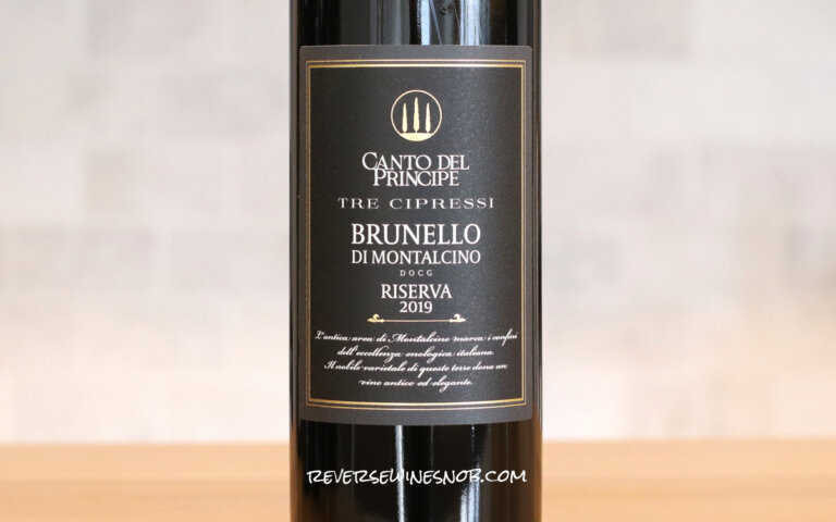 Canto Del Principe Tre Cipressi Brunello di Montalcino Riserva Review