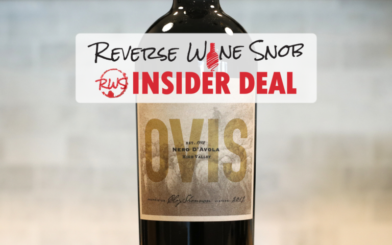 INSIDER DEAL! SAVE $34 A BOTTLE On 94-Point Nero d'Avola